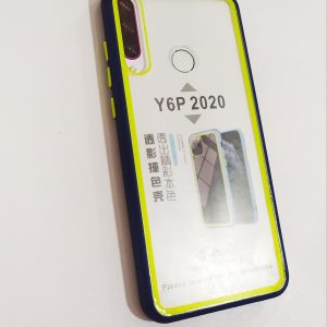 قاب پشت شفاف ‌دکمه رنگی هواوی Y6P 2020 کد 1