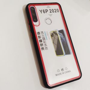 قاب پشت شفاف ‌دکمه رنگی هواوی Y6P 2020 کد 2
