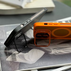 قاب آیفون Matte CasePro Lens with MagSafe استند شو با لنز رینگی
